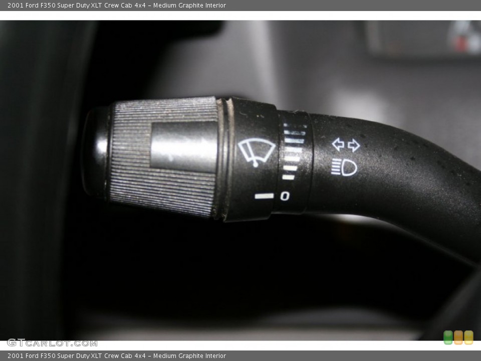 Medium Graphite Interior Controls for the 2001 Ford F350 Super Duty XLT Crew Cab 4x4 #57315427
