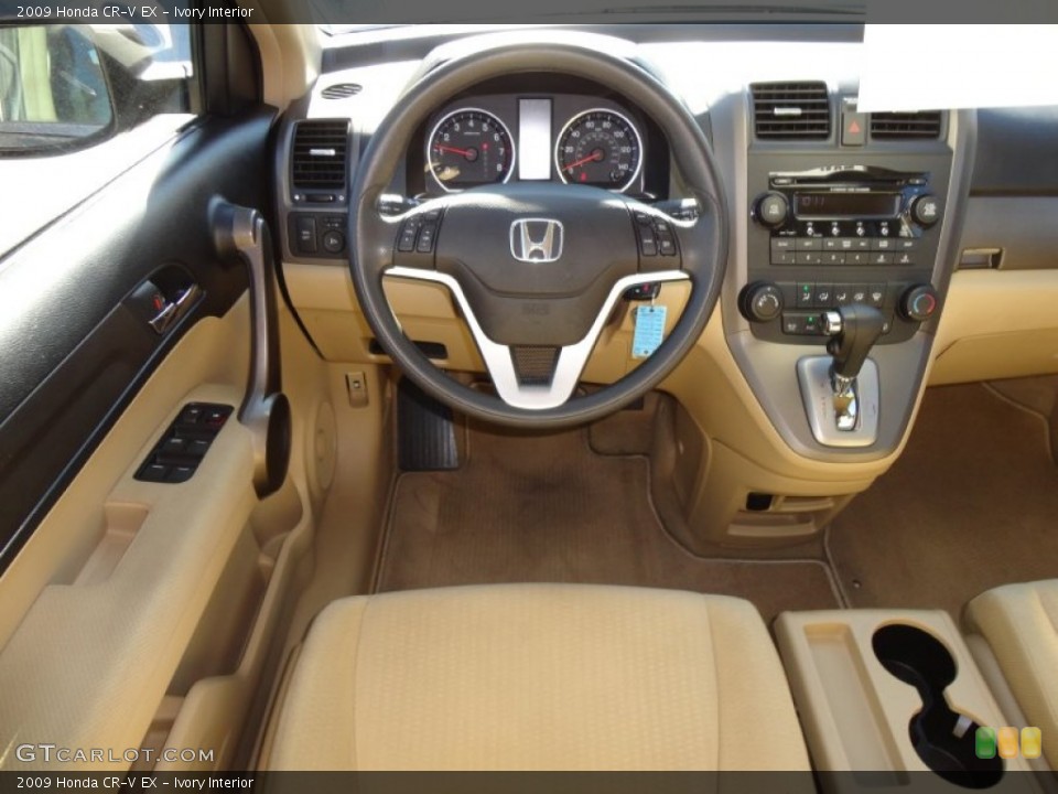 Ivory Interior Dashboard for the 2009 Honda CR-V EX #57316552