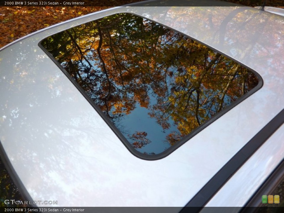 Grey Interior Sunroof for the 2000 BMW 3 Series 323i Sedan #57318007