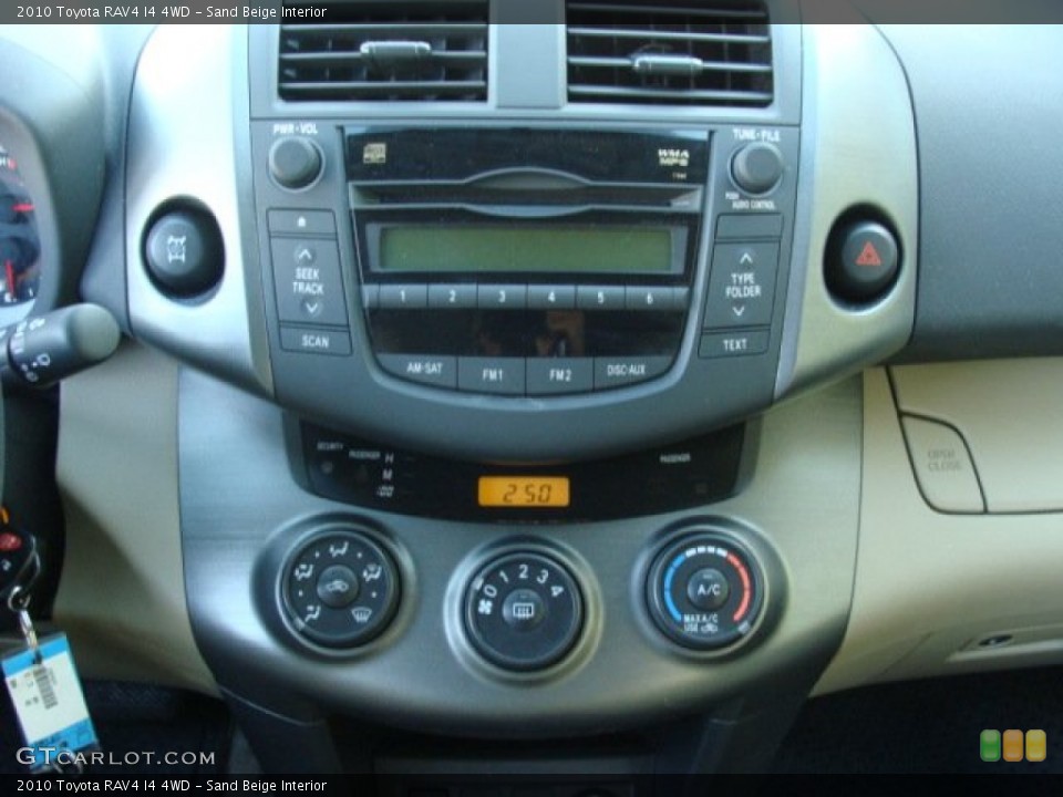 Sand Beige Interior Controls for the 2010 Toyota RAV4 I4 4WD #57320080