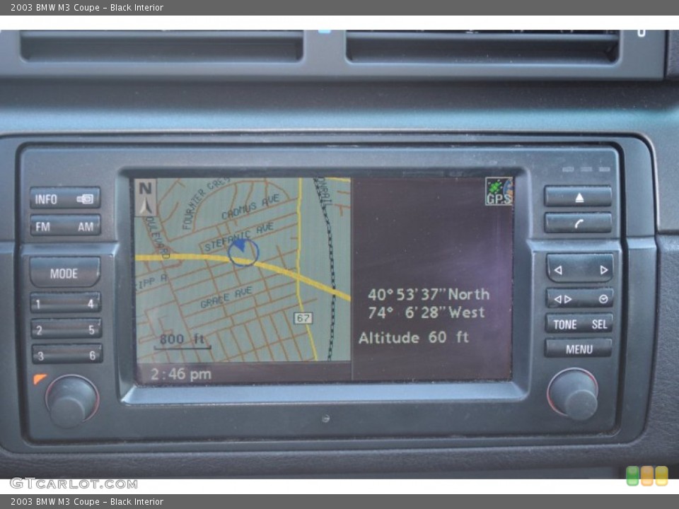 Black Interior Navigation for the 2003 BMW M3 Coupe #57320687