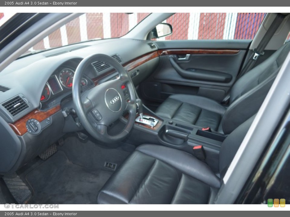 Ebony Interior Photo for the 2005 Audi A4 3.0 Sedan #57321124