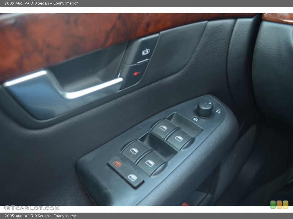 Ebony Interior Controls for the 2005 Audi A4 3.0 Sedan #57321181