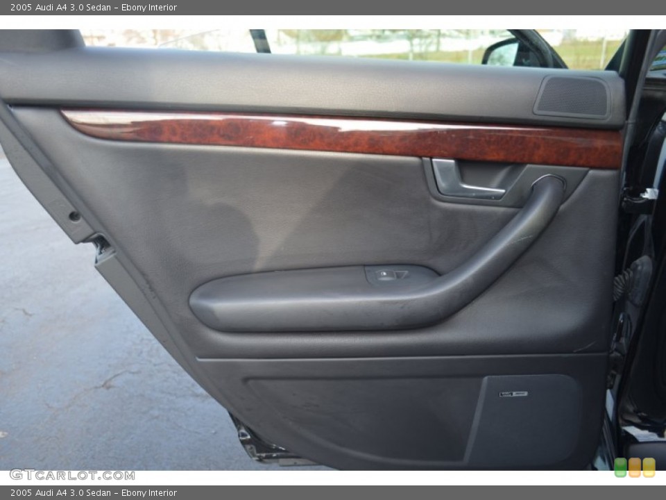 Ebony Interior Door Panel for the 2005 Audi A4 3.0 Sedan #57321208