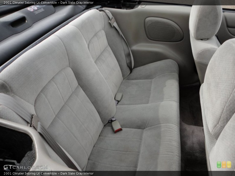 Dark Slate Gray Interior Photo for the 2001 Chrysler Sebring LX Convertible #57322120