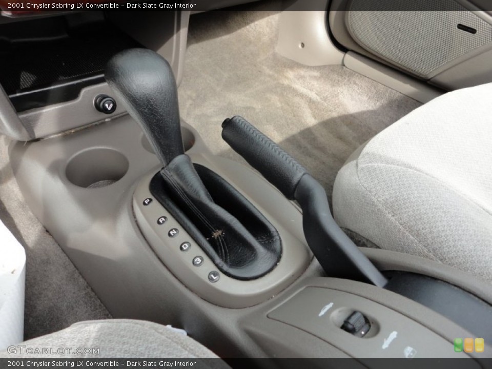 Dark Slate Gray Interior Transmission for the 2001 Chrysler Sebring LX Convertible #57322180