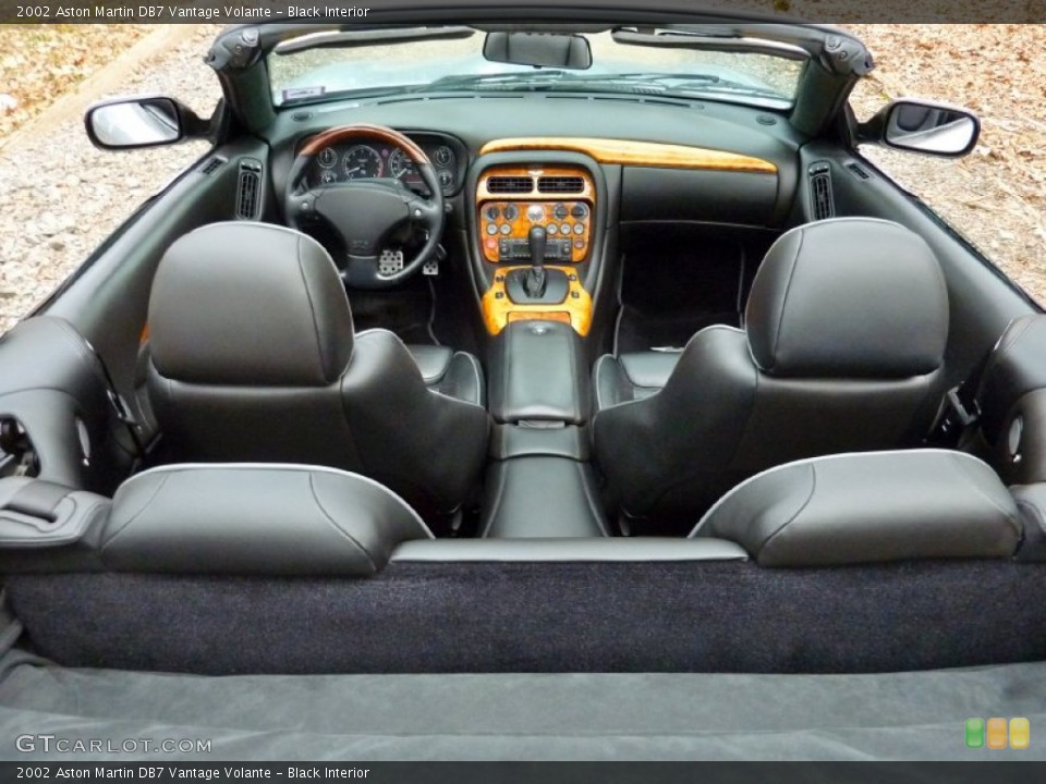 Black Interior Photo for the 2002 Aston Martin DB7 Vantage Volante #57322396