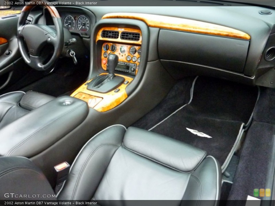 Black Interior Dashboard for the 2002 Aston Martin DB7 Vantage Volante #57322591