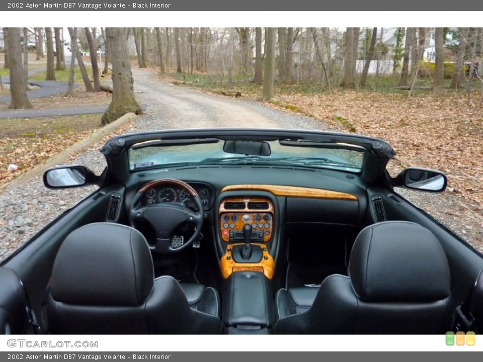 Black Interior Dashboard for the 2002 Aston Martin DB7 Vantage Volante #57322648