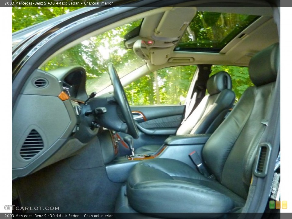Charcoal Interior Photo for the 2003 Mercedes-Benz S 430 4Matic Sedan #57322882