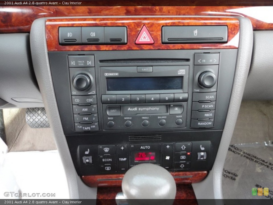 Clay Interior Controls for the 2001 Audi A4 2.8 quattro Avant #57323074