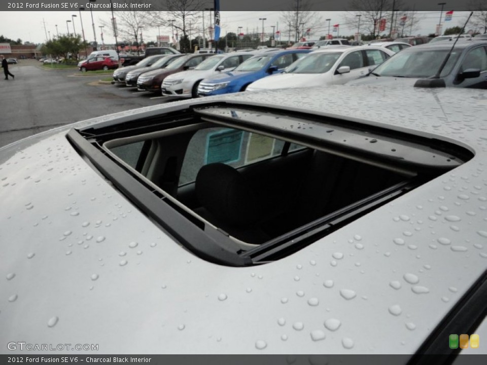 Charcoal Black Interior Sunroof for the 2012 Ford Fusion SE V6 #57323796