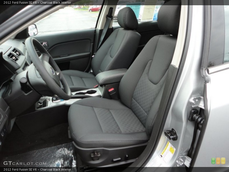 Charcoal Black Interior Photo for the 2012 Ford Fusion SE V6 #57323803