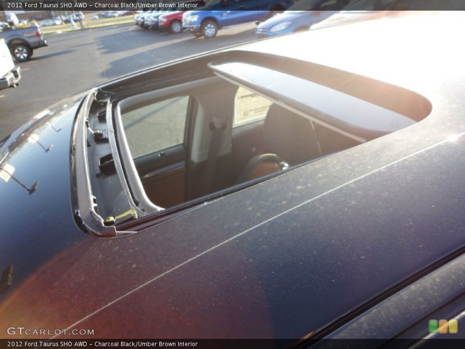 Charcoal Black/Umber Brown Interior Sunroof for the 2012 Ford Taurus SHO AWD #57324130