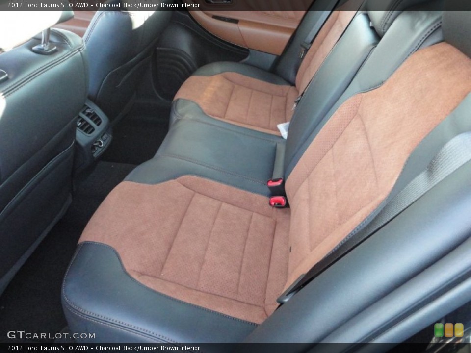 Charcoal Black/Umber Brown Interior Photo for the 2012 Ford Taurus SHO AWD #57324148