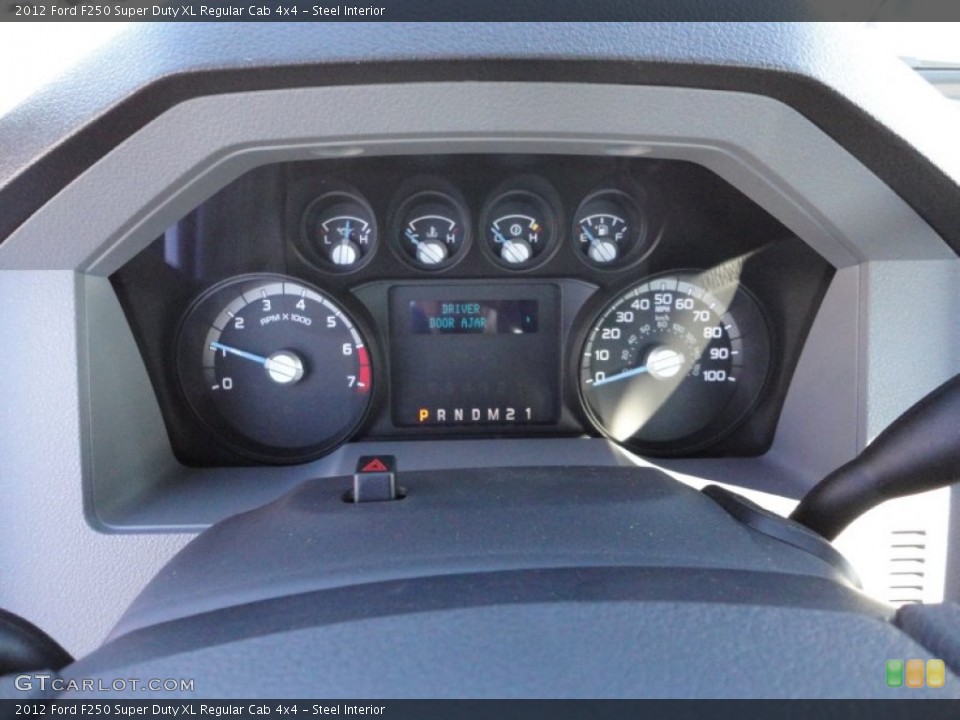 Steel Interior Gauges for the 2012 Ford F250 Super Duty XL Regular Cab 4x4 #57325354