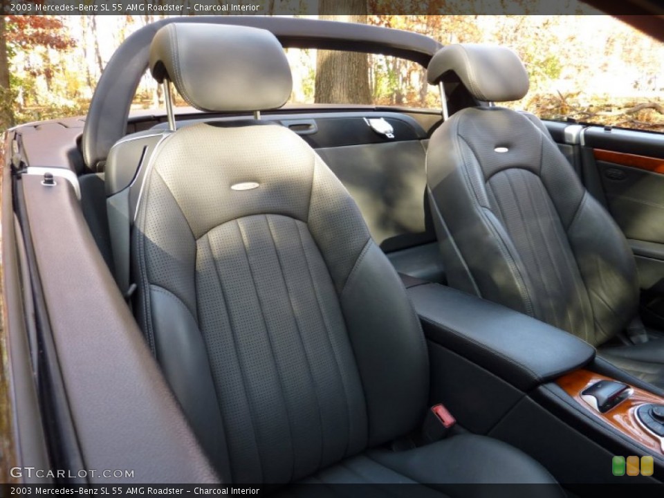 Charcoal Interior Photo for the 2003 Mercedes-Benz SL 55 AMG Roadster #57326104