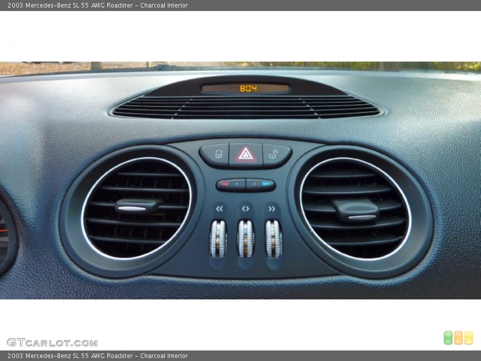Charcoal Interior Controls for the 2003 Mercedes-Benz SL 55 AMG Roadster #57326125
