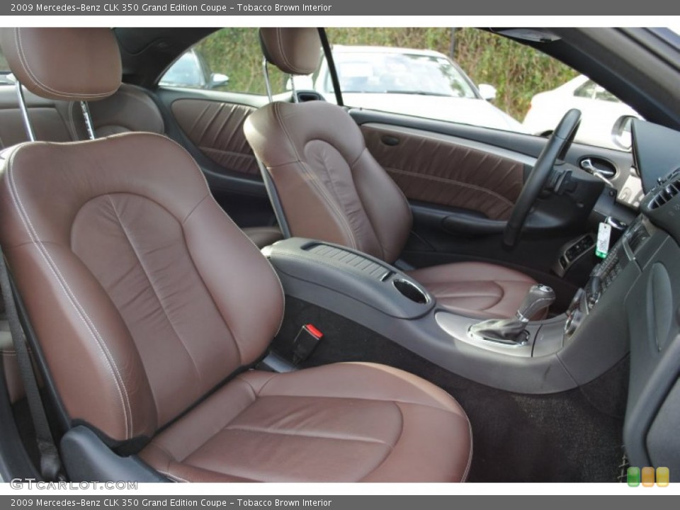 Tobacco Brown Interior Photo for the 2009 Mercedes-Benz CLK 350 Grand Edition Coupe #57326191