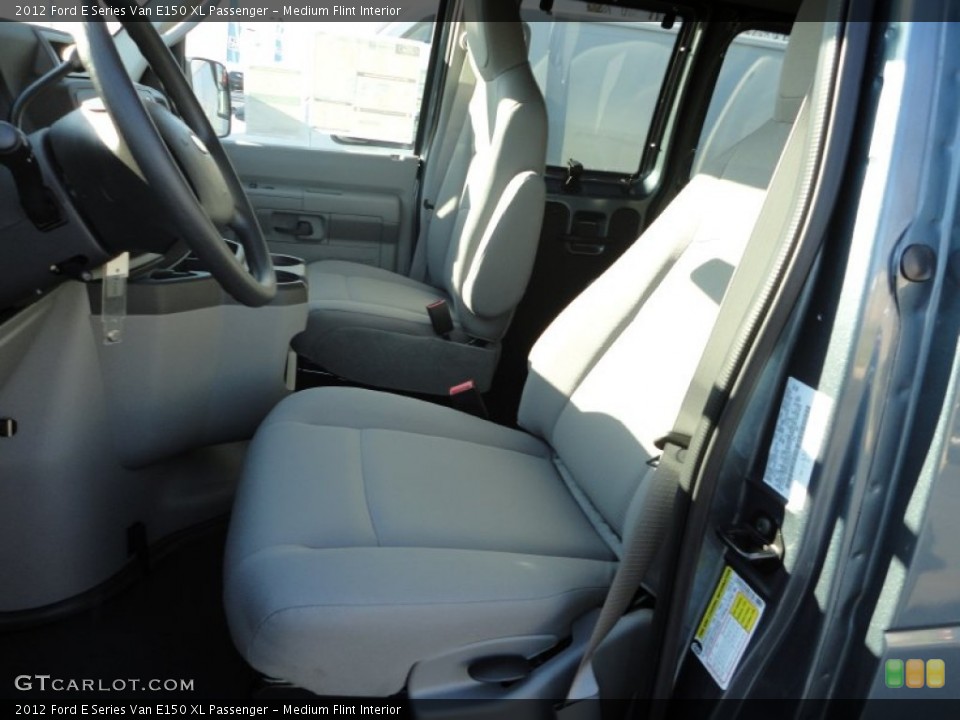 Medium Flint Interior Photo for the 2012 Ford E Series Van E150 XL Passenger #57326353