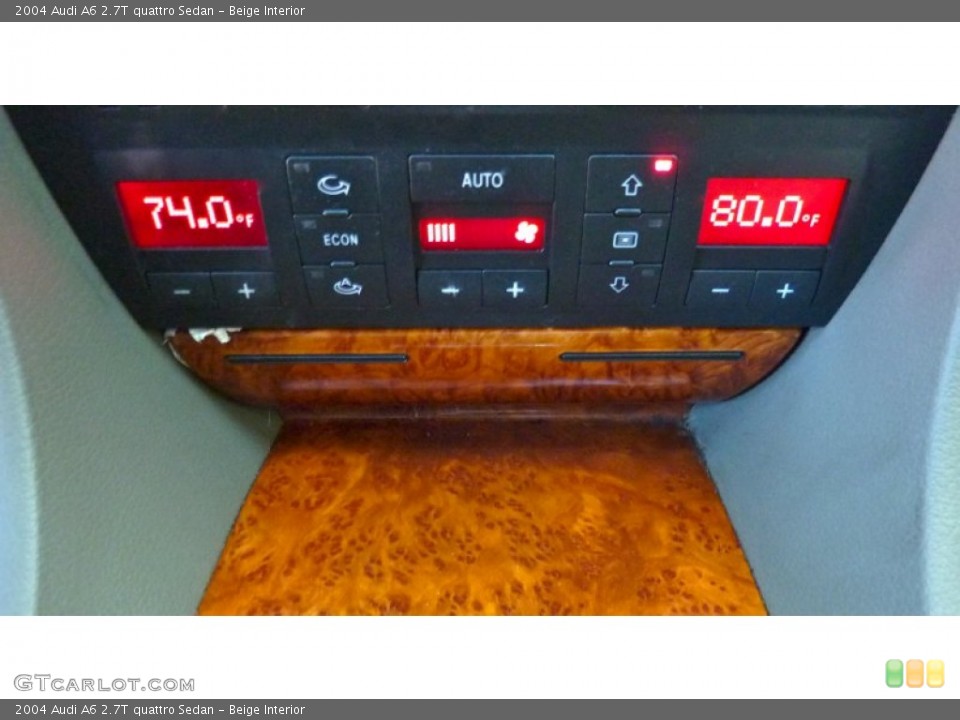 Beige Interior Controls for the 2004 Audi A6 2.7T quattro Sedan #57326716
