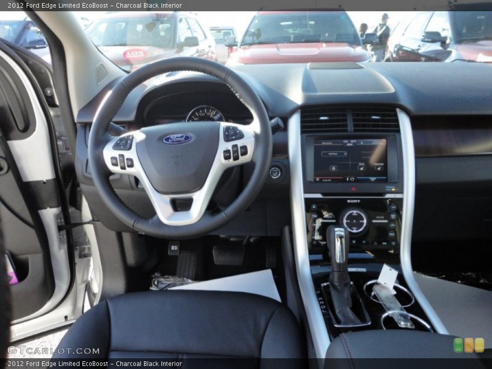 Charcoal Black Interior Dashboard for the 2012 Ford Edge Limited EcoBoost #57327550