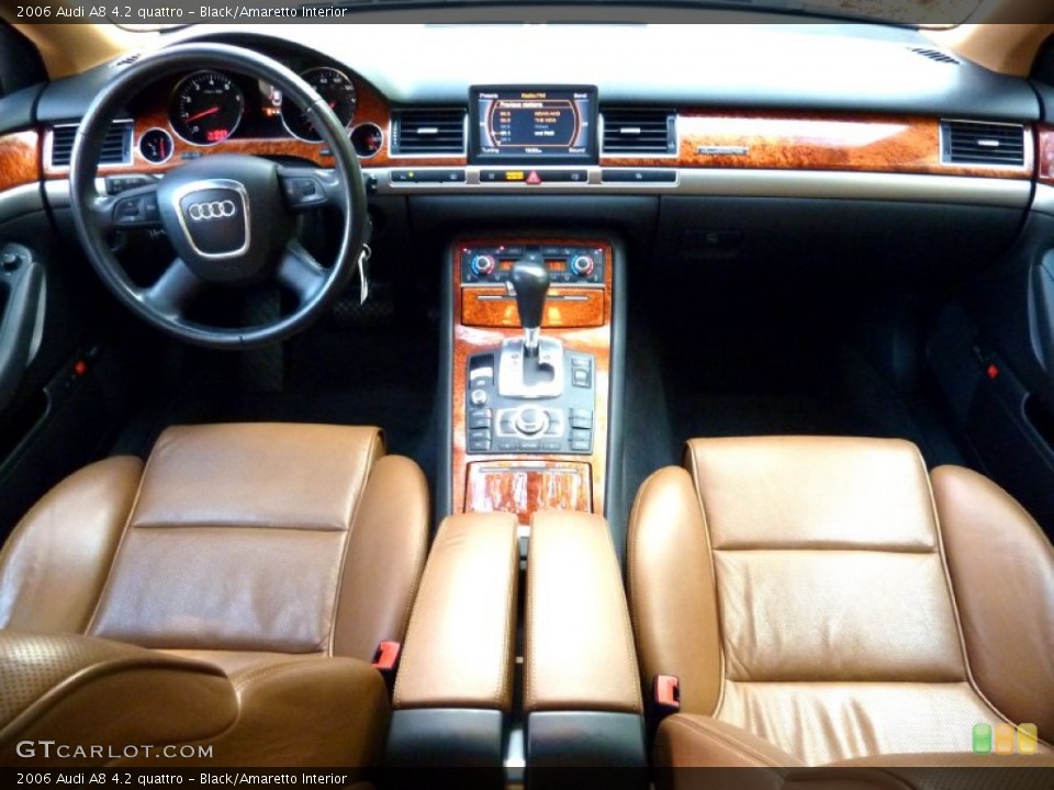 Black/Amaretto Interior Dashboard for the 2006 Audi A8 4.2 quattro #57327811