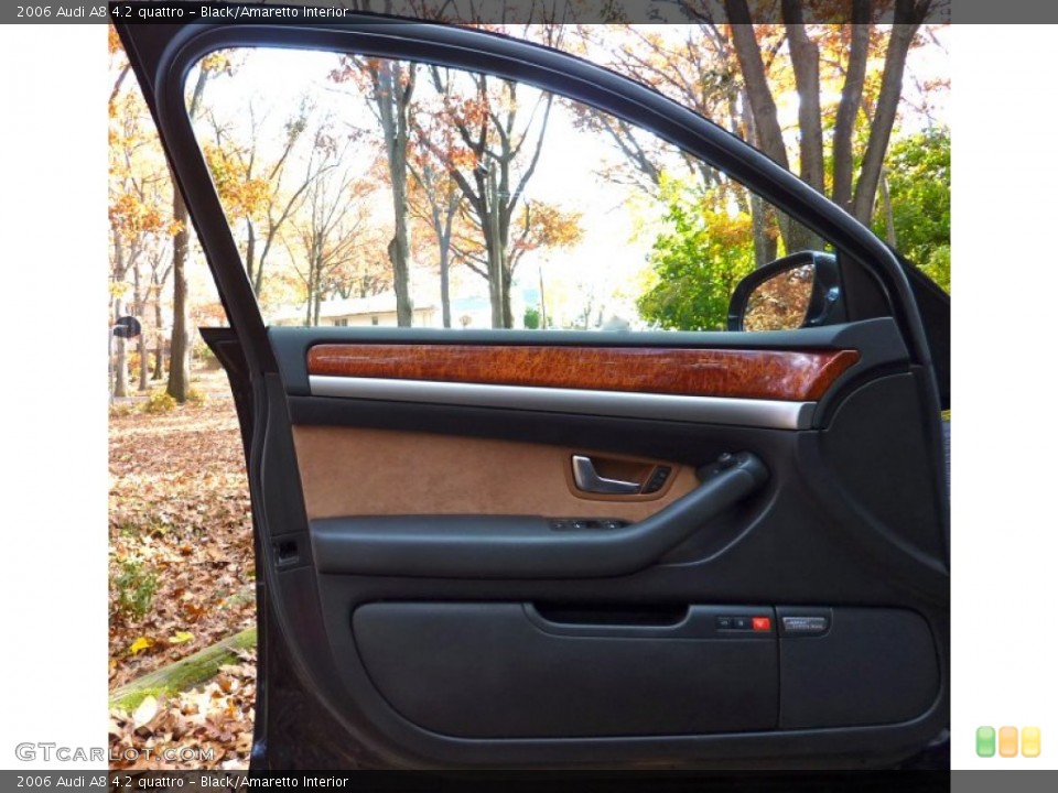 Black/Amaretto Interior Door Panel for the 2006 Audi A8 4.2 quattro #57327838