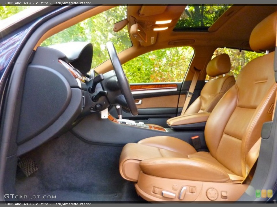 Black/Amaretto Interior Photo for the 2006 Audi A8 4.2 quattro #57327856