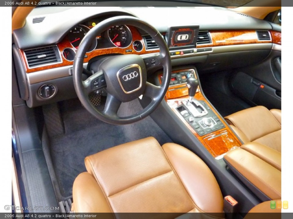 Black/Amaretto Interior Prime Interior for the 2006 Audi A8 4.2 quattro #57327865