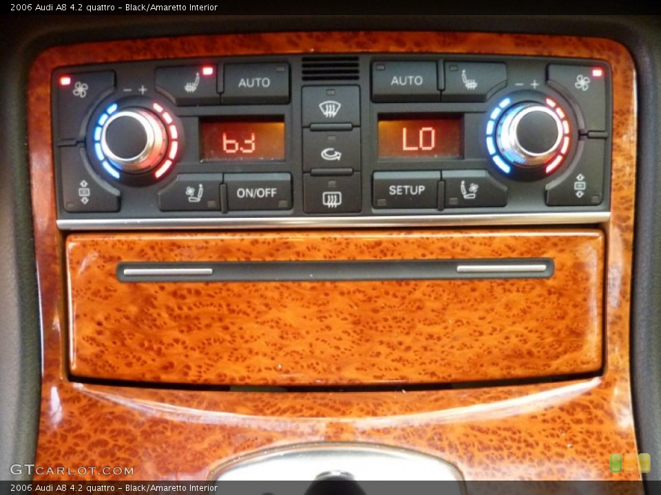 Black/Amaretto Interior Controls for the 2006 Audi A8 4.2 quattro #57327907
