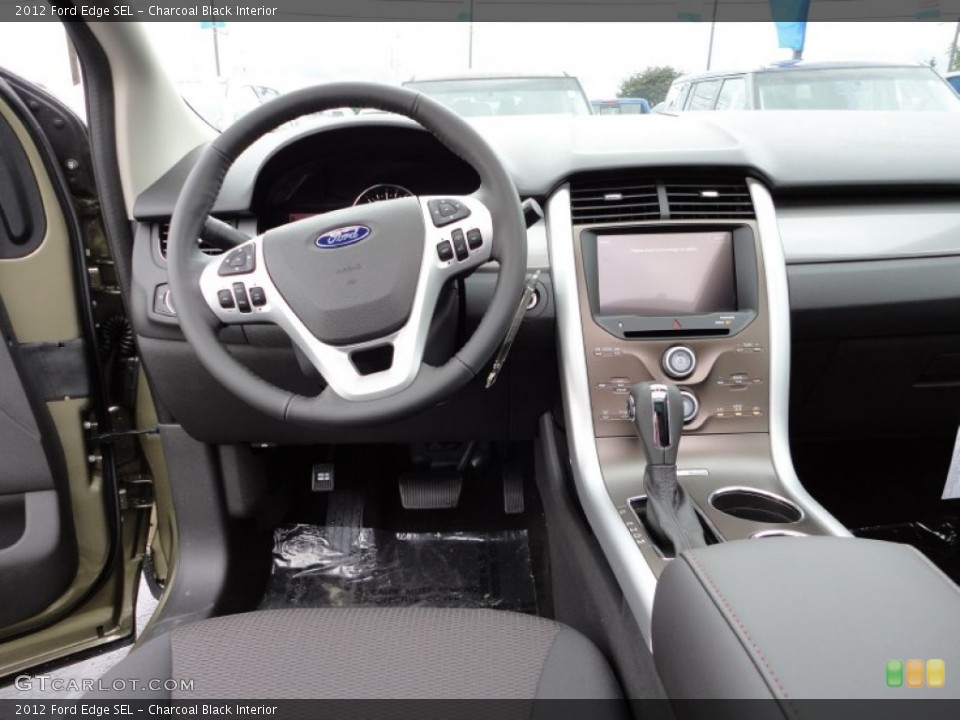 Charcoal Black Interior Dashboard for the 2012 Ford Edge SEL #57327922