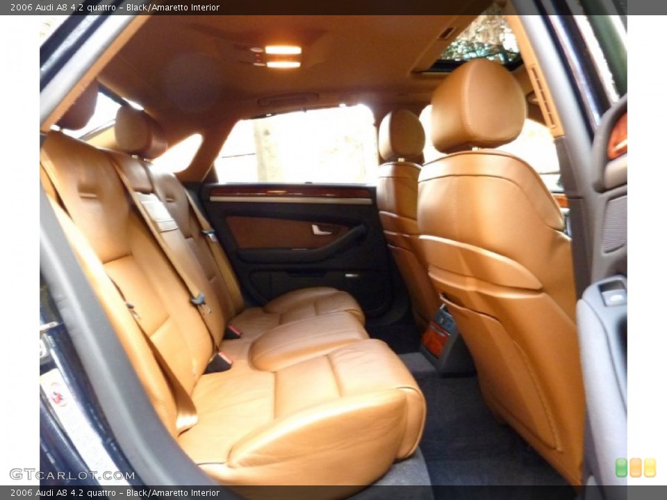 Black/Amaretto Interior Photo for the 2006 Audi A8 4.2 quattro #57327959