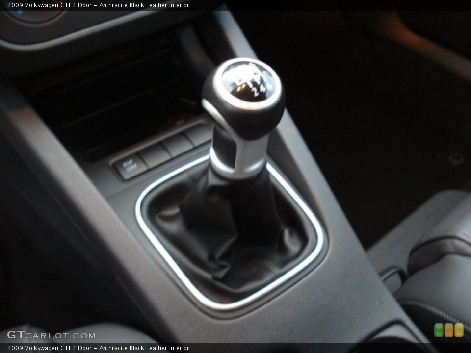 Anthracite Black Leather Interior Transmission for the 2009 Volkswagen GTI 2 Door #57329512