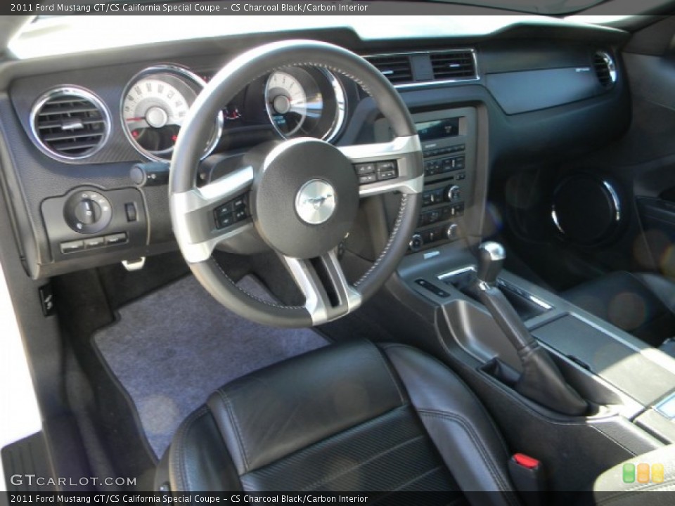 CS Charcoal Black/Carbon Interior Prime Interior for the 2011 Ford Mustang GT/CS California Special Coupe #57329665