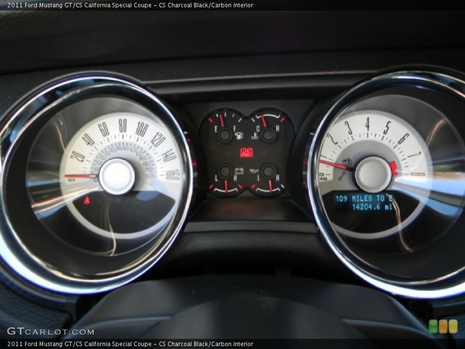 CS Charcoal Black/Carbon Interior Gauges for the 2011 Ford Mustang GT/CS California Special Coupe #57329680