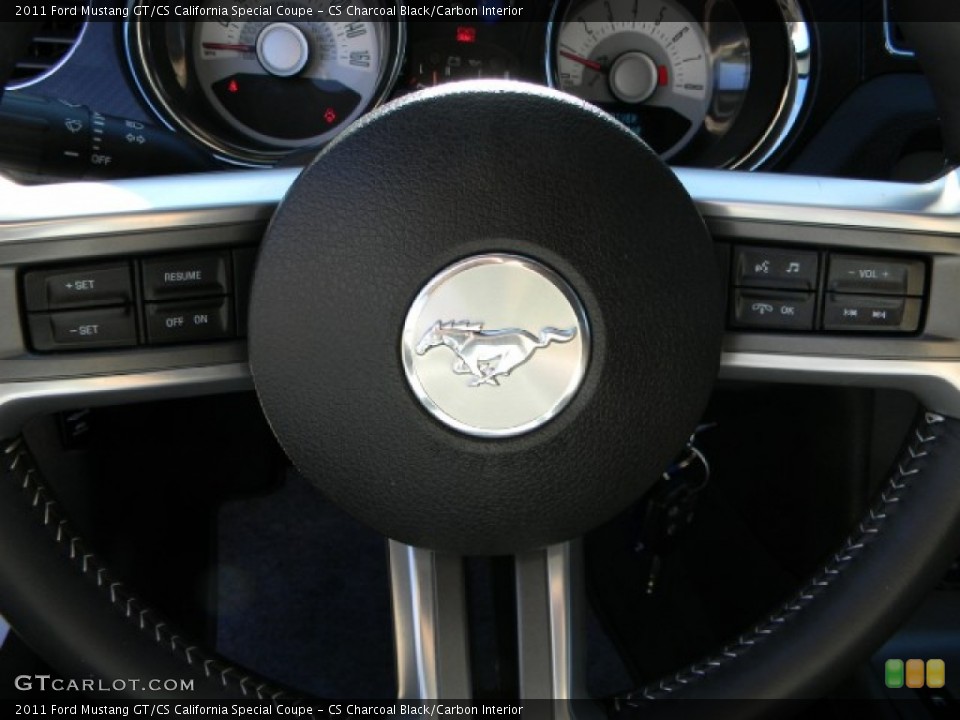 CS Charcoal Black/Carbon Interior Controls for the 2011 Ford Mustang GT/CS California Special Coupe #57329698