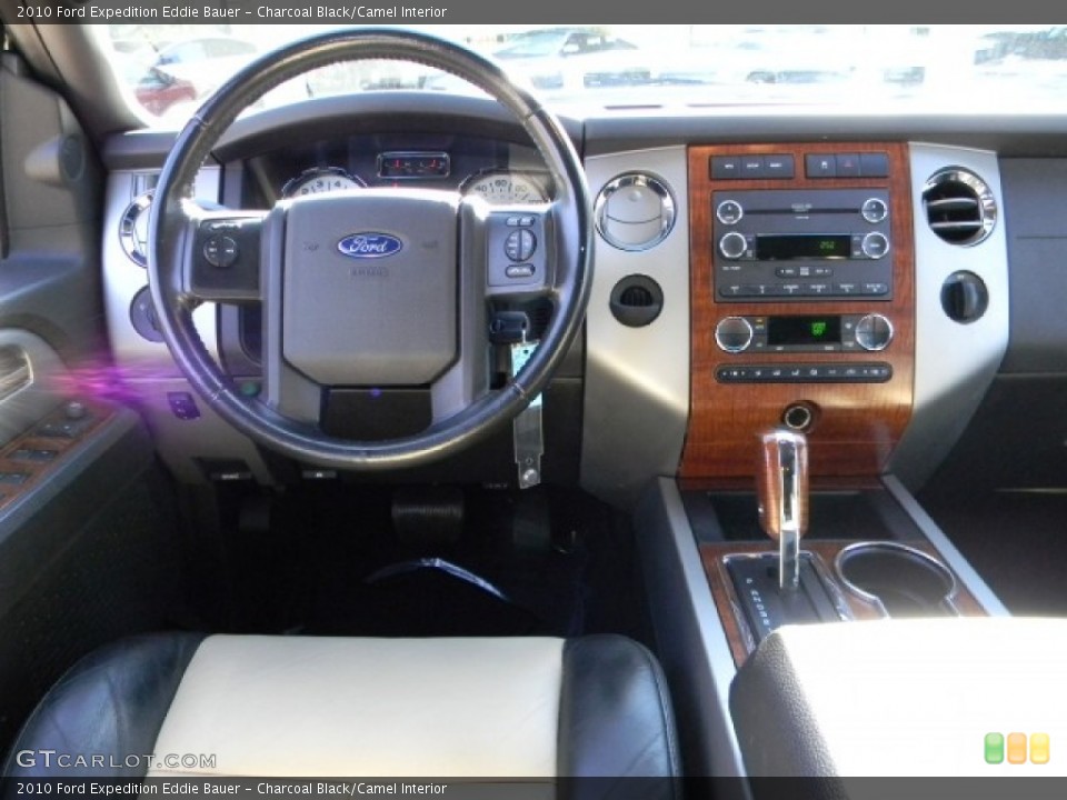 Charcoal Black/Camel Interior Dashboard for the 2010 Ford Expedition Eddie Bauer #57330598