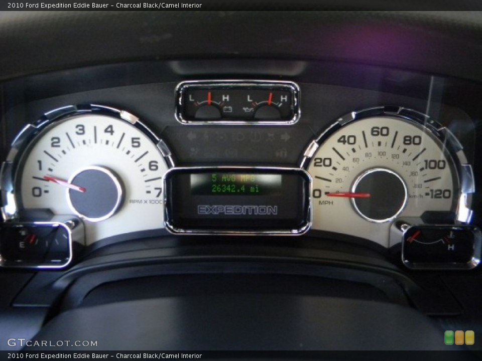 Charcoal Black/Camel Interior Gauges for the 2010 Ford Expedition Eddie Bauer #57330607