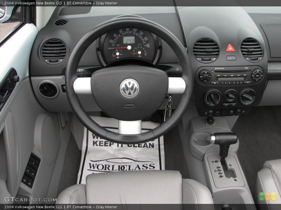 Gray Interior Dashboard for the 2004 Volkswagen New Beetle GLS 1.8T Convertible #57330679