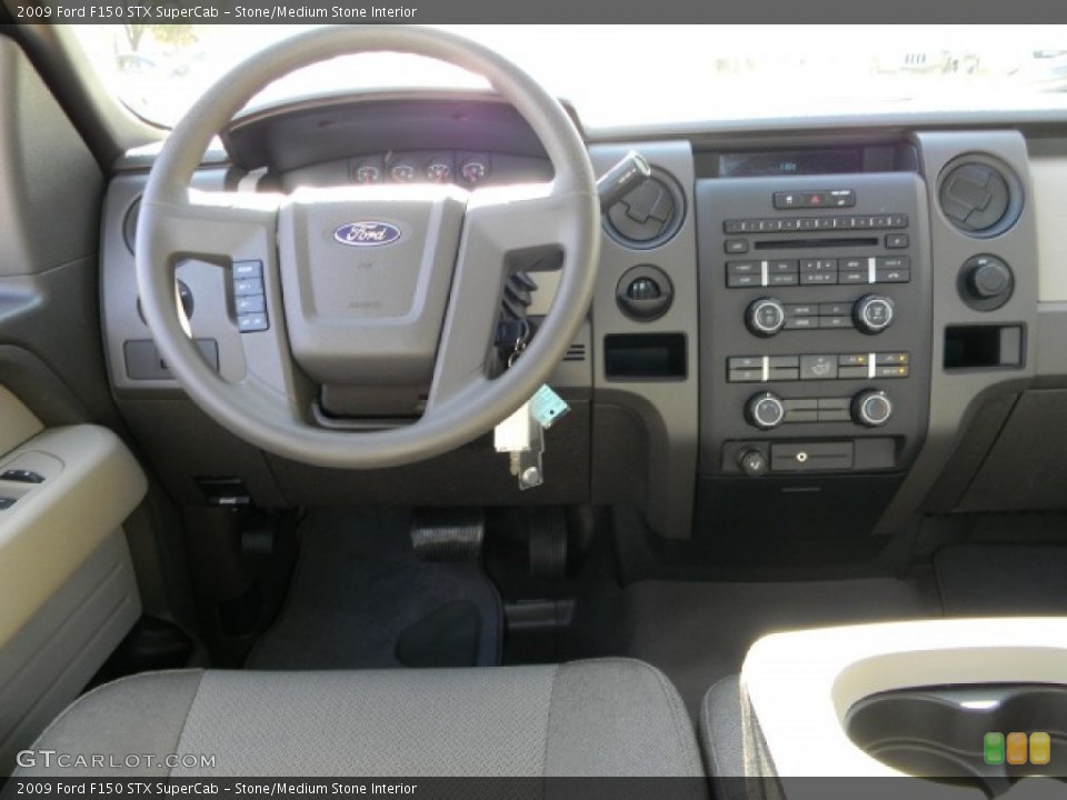 Stone/Medium Stone Interior Dashboard for the 2009 Ford F150 STX SuperCab #57331885