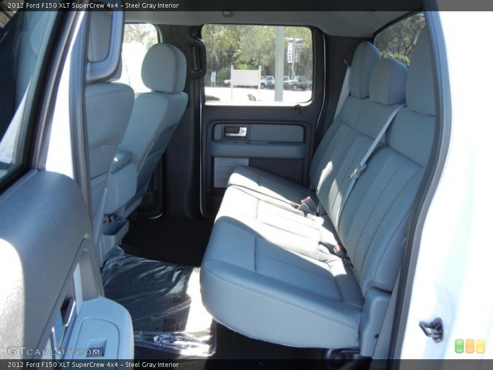 Steel Gray Interior Photo for the 2012 Ford F150 XLT SuperCrew 4x4 #57331891