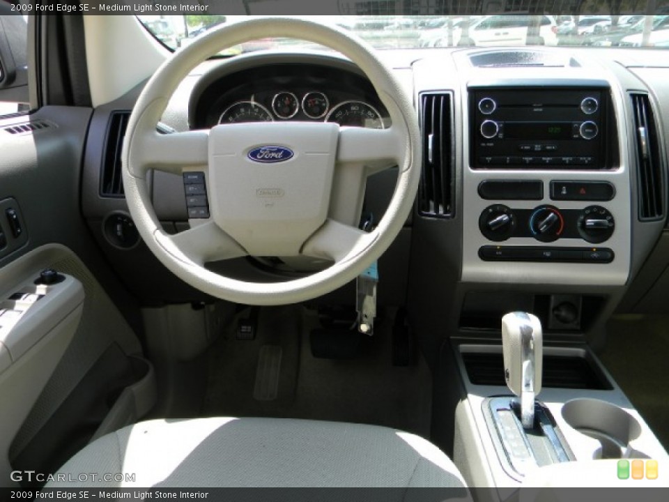 Medium Light Stone Interior Dashboard for the 2009 Ford Edge SE #57332083