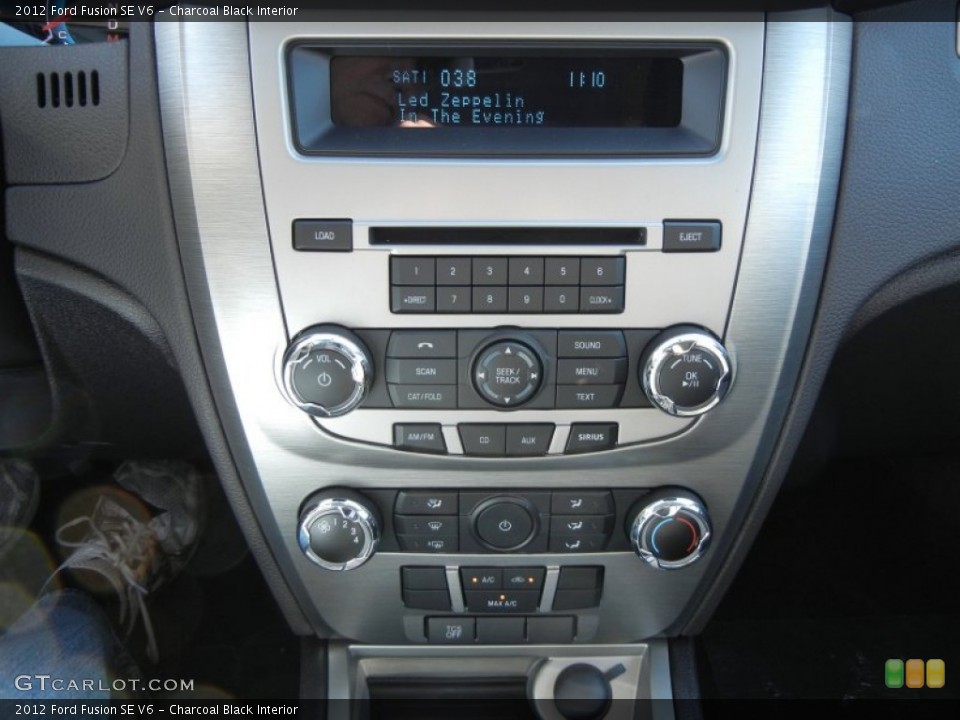 Charcoal Black Interior Controls for the 2012 Ford Fusion SE V6 #57332472