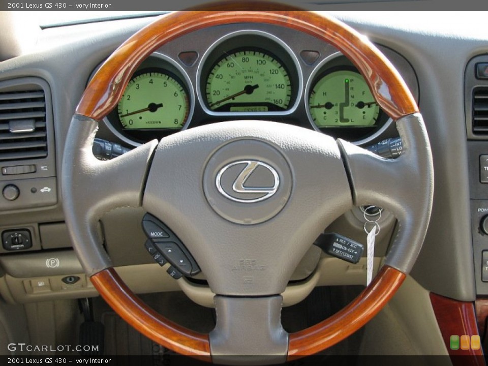 Ivory Interior Steering Wheel for the 2001 Lexus GS 430 #57332655