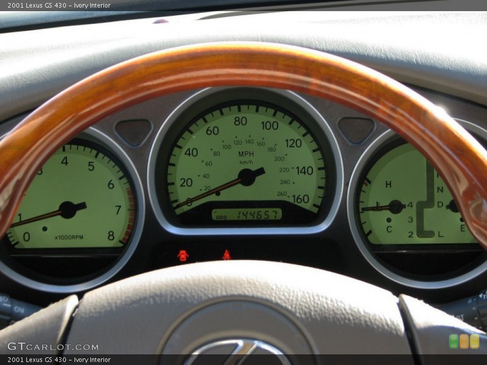 Ivory Interior Gauges for the 2001 Lexus GS 430 #57332664
