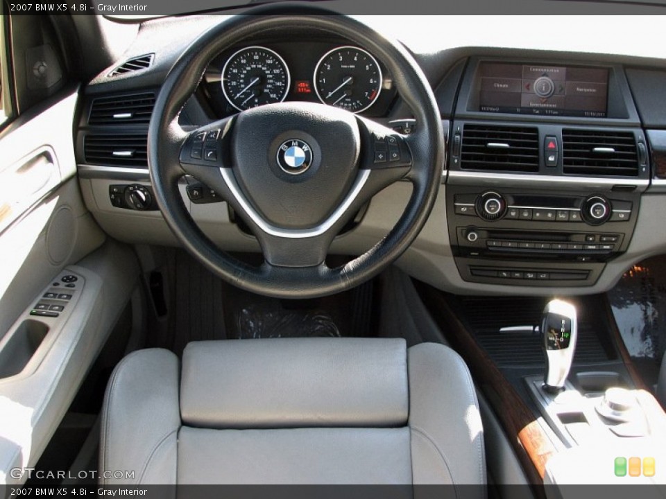 Gray Interior Dashboard for the 2007 BMW X5 4.8i #57333169