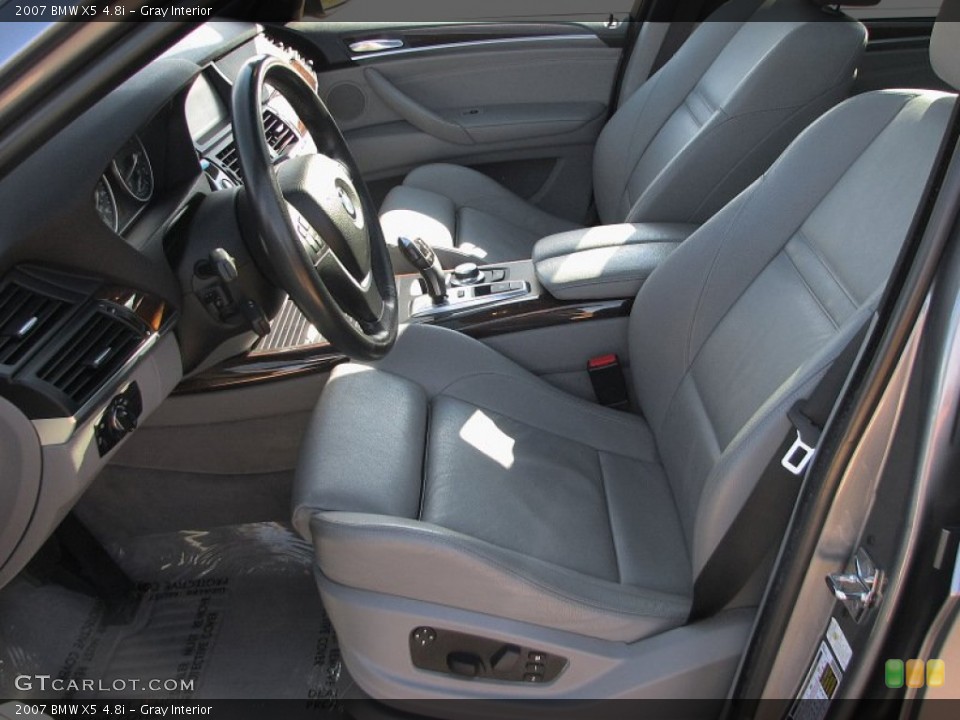 Gray Interior Photo for the 2007 BMW X5 4.8i #57333574