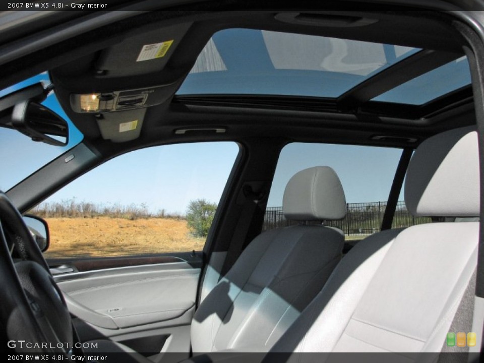 Gray Interior Sunroof for the 2007 BMW X5 4.8i #57333691