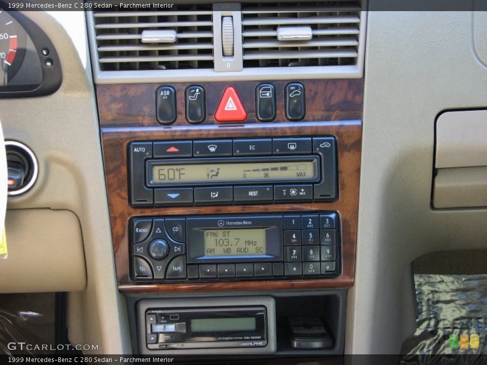 Parchment Interior Controls for the 1999 Mercedes-Benz C 280 Sedan #57335430